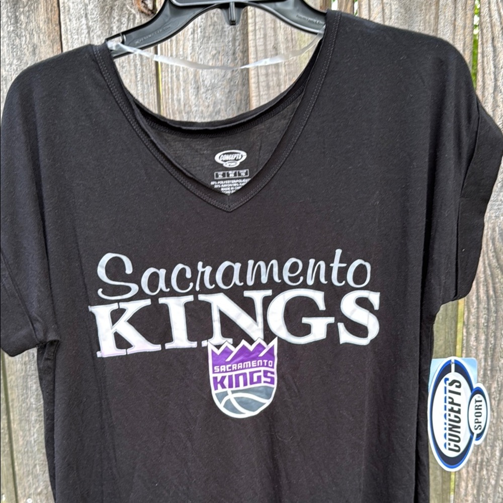 Collective Concepts Sacramento Kings Black Jersey Top